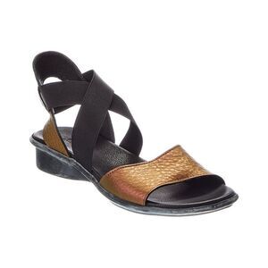 Arche Satia Leather Sandal, Black